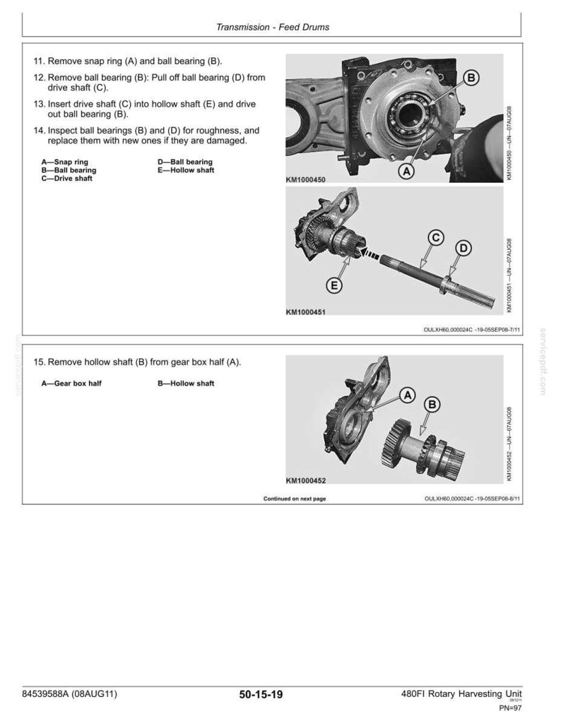 New Holland 480FI Row-Independent Corn Head Service Repair Workshop Manual | Instant PDF Download image 6