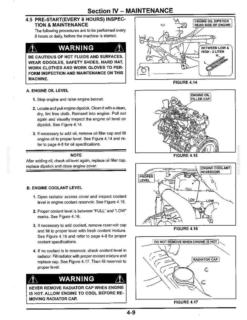 New Holland EH80 Excavators Operator Owners Operation Manual | Instant PDF Download image 7