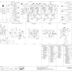 May include: A detailed engineering schematic of a 621E wheel loader's hydraulic system. The diagram is in black and white, featuring various components and their connections, with text labels and symbols.