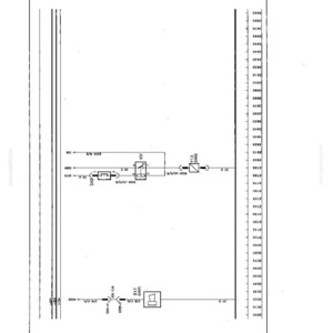 Op de afbeelding: Een zwart-wit technisch elektrisch systeemschema met het opschrift SECTION 3 - ELECTRICAL SYSTEM bovenaan en 3-70 onderaan. Het schema bevat diverse lijnen, numerieke codes en symbolen die elektrische componenten vertegenwoordigen.