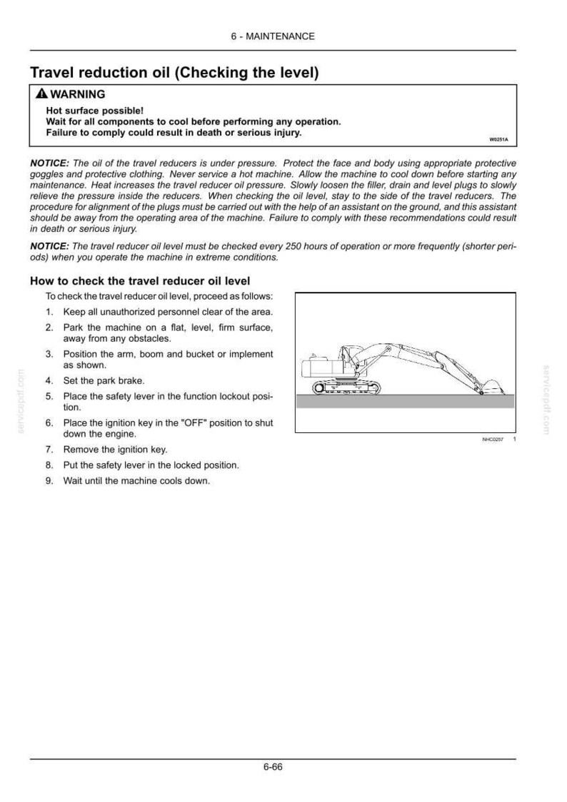 New Holland E175C EVO Bandgrävmaskin, bruksanvisning | Direkt PDF-nedladdning bild 9