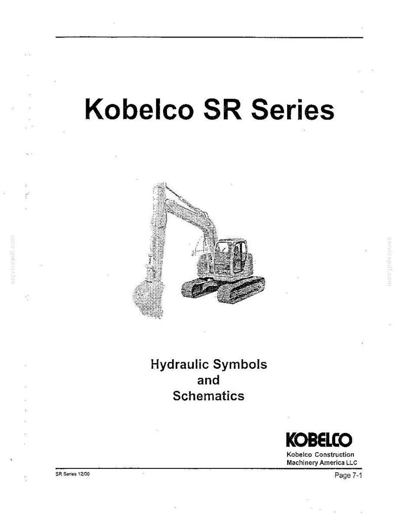 Kobelco Sr70, Sr115, Sr135, Sr200, SR235, SR Series Excavator Service Repair Workshop Manual | Instant PDF Download image 7