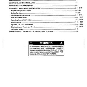 Kobelco Sk115srdz, SK115SRDZ-1E Excavator Operator Owners Operation Manual | Instant PDF Download image 3