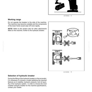 New Holland E45b Sr, E50b SR, E55B Mini Excavator Operator Owners Operation Manual | Instant PDF Download image 10