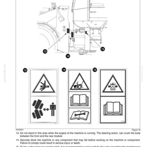New Holland W190C Wheel Loader Operator Owners Operation Manual | Instant PDF Download image 4