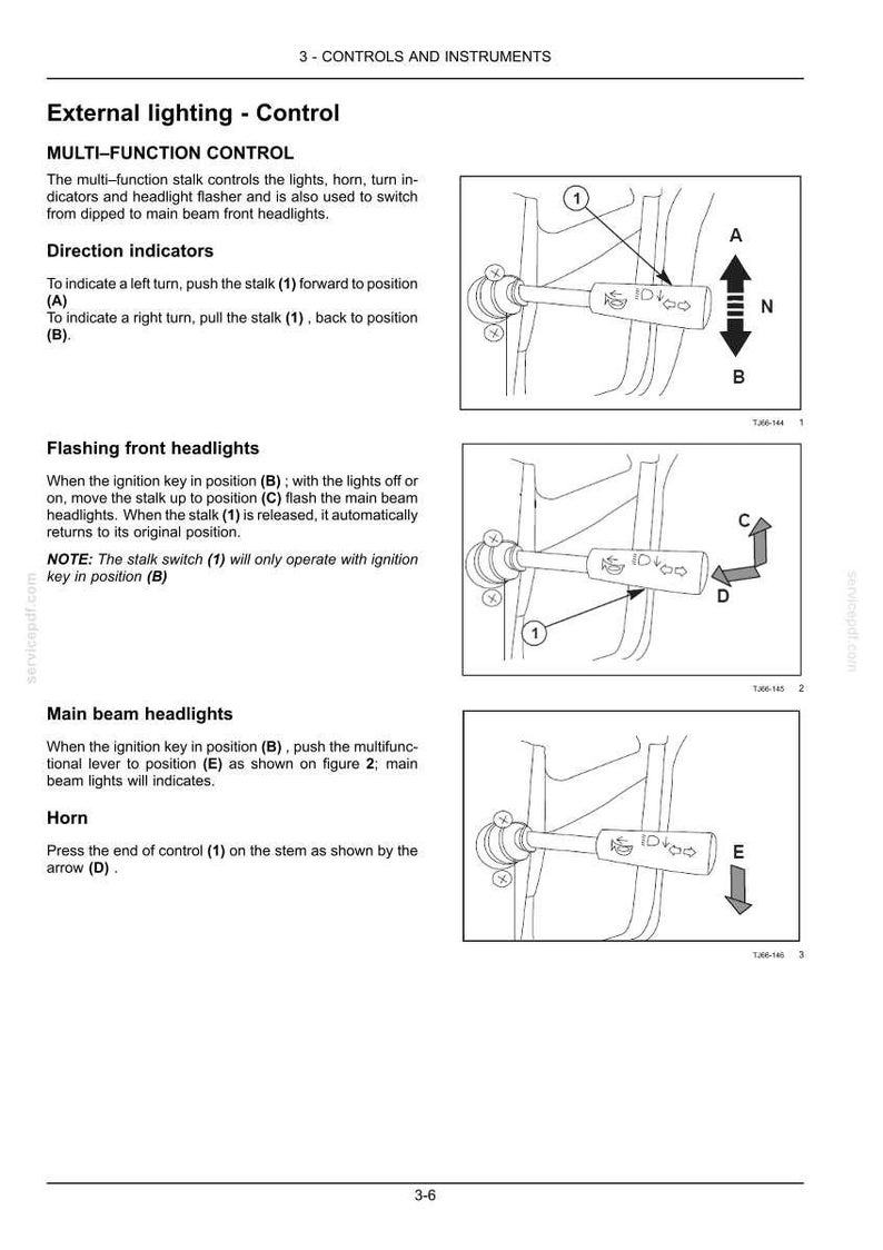 Manual do Operador/Proprietário do Trator New Holland T3.60f, T3.70f, T3.80F | Download imediato em PDF imagem 5