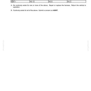May include: A white document with the title "Electrical systems - FAULT CODES" and a table detailing fault codes for NAV 40, X014, and Steering Sensor. Instructions are provided for continuity checks.