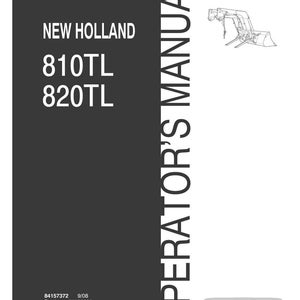 New Holland 810TL, 820TL Tractor Loader Backhoe Operator Owners Operation Manual | Instant PDF Download image 3