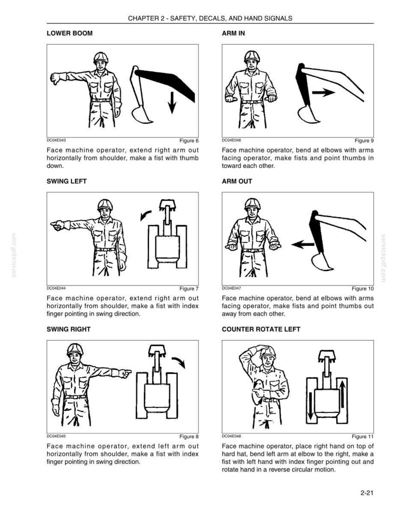 Kobelco 140SR Acera Hydraulic Excavator Operator Owners Operation Manual | Instant PDF Download image 5