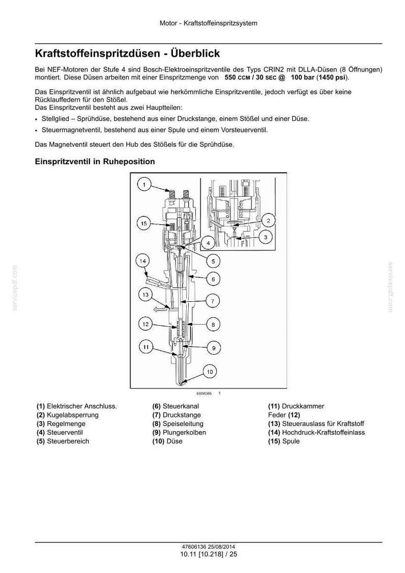 Steyr Nef Tier 4B ( final ) F4DFE413, F4DFE613, F4HFE413, F4HFE613 Motor Wartungsheft Reparatur Werkstattheft | PDF-Download Bild 4