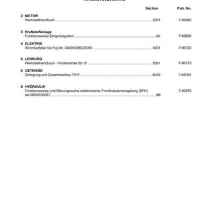 Steyr M948, M958, M952, M963 Traktoren Wartungshandbuch Reparatur Werkstatthandbuch | PDF-Download image 2