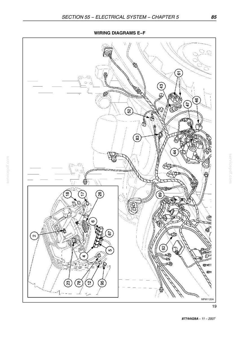 Manual de servicio y reparación para tractores New Holland T4040 y T4050 / Descarga instantánea en PDF imagen 10
