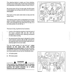 Manual de operación y mantenimiento para tractores New Holland TK4020, TK4030, TK4040, TK4050 y TK4060 / Descarga instantánea en PDF imagen 6