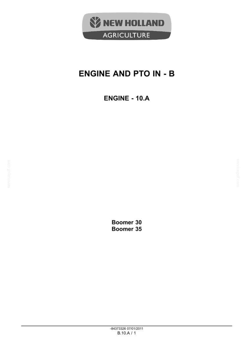 New Holland Boomer 30, Boomer 35 kompakttraktor service- och reparationshandbok | Direkt PDF-nedladdning bild 5