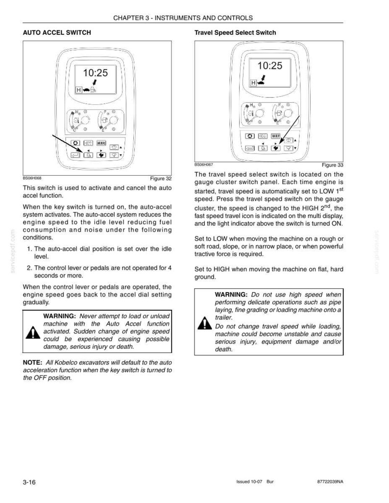 Kobelco 215SR ACERA Tier 3 Excavator Operator Owners Operation Manual | Instant PDF Download image 3