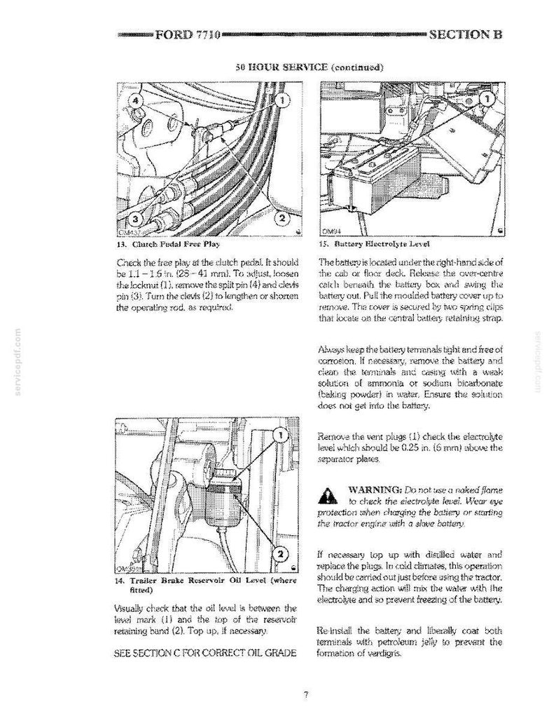 Ford 7710 II Tractor Operator Owners Operation Manual | Instant PDF Download image 8