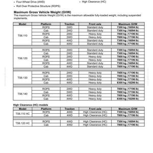 New Holland Ts6.110, Ts6.120, Ts6.130, Ts6.140 HC Tier 4B (slutgiltig) Traktorförarens bruksanvisning | Direkt PDF-nedladdning bild 10