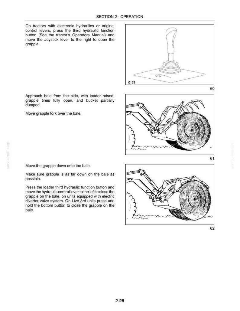 New Holland 810TL, 820TL Tractor Loader Backhoe Operator Owners Operation Manual | Instant PDF Download image 8