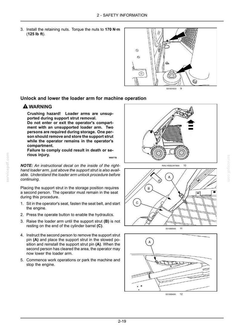 New Holland L213, L215, L218, L220, L223, L225, L230, C227, C232, C238 Tier 3 Loader Operator Owners Operation Manual | Instant Pdf Download image 4