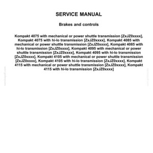 Steyr Kompakt 4075, 4085, 4095, 4105, Kompakt 4115 Ecotech Tractor Service Repair Workshop Manual | Instant PDF Download | Market: Europe image 6