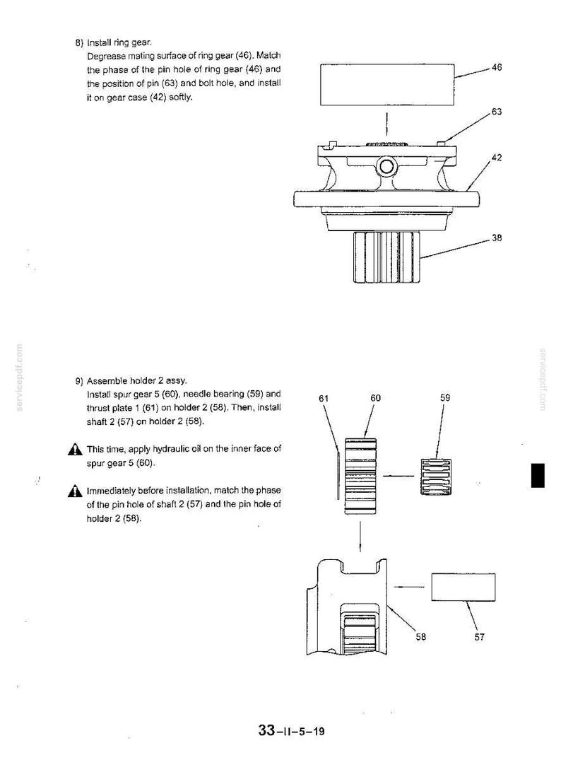 Kobelco SK40SR-2 SK45SR-2 Hydraulic Excavator Service Repair Workshop Manual | Instant PDF Download image 8