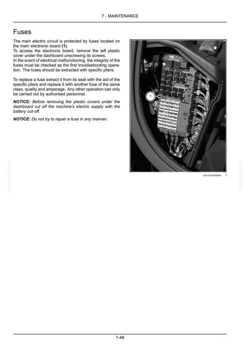 New Holland LM625 Telescopic Handler Operator Owners Operation Manual | Instant PDF Download image 10