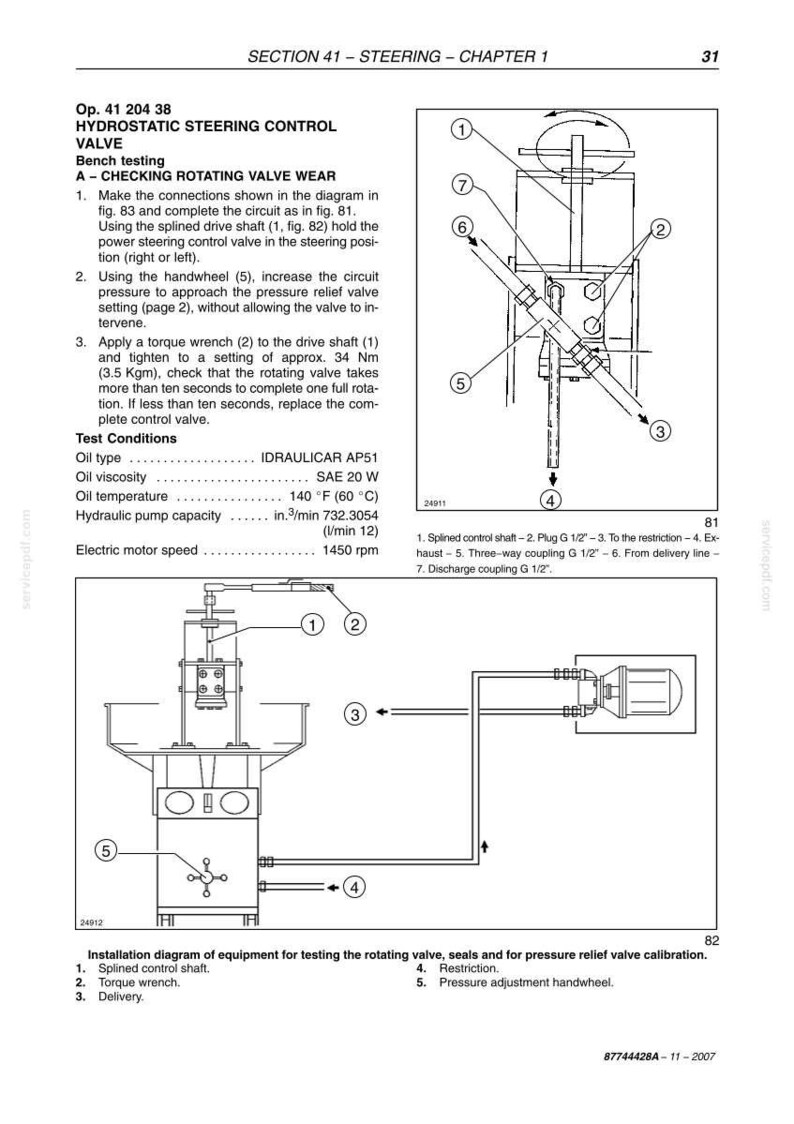 Manual de servicio y reparación para tractores New Holland T4040 y T4050 / Descarga instantánea en PDF imagen 8
