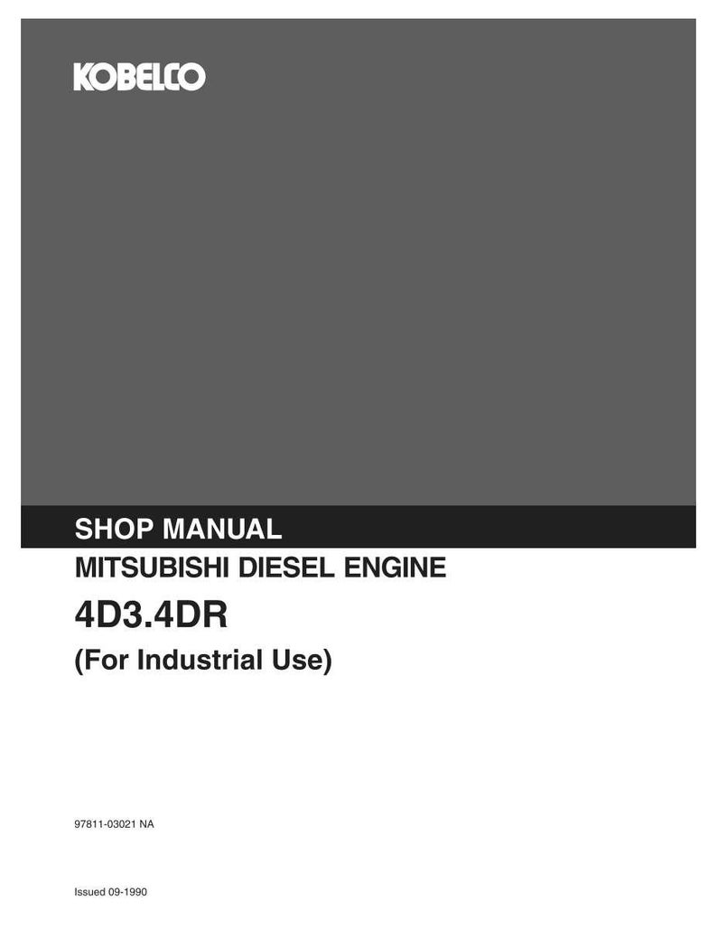 Mitsubishi 4D3, 4DR Diesel Engine Service Repair Workshop Manual | Instant PDF Download image 3