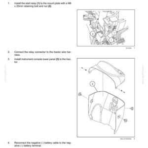 New Holland Boomer 20 & 25 Compact Tractor Service Repair Workshop Manual | Instant PDF Download image 10