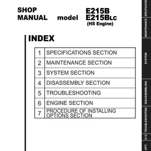 New Holland E215b, E215BLC (HS Engine) Hydraulic Excavator Service Repair Workshop Manual | Instant PDF Download image 3