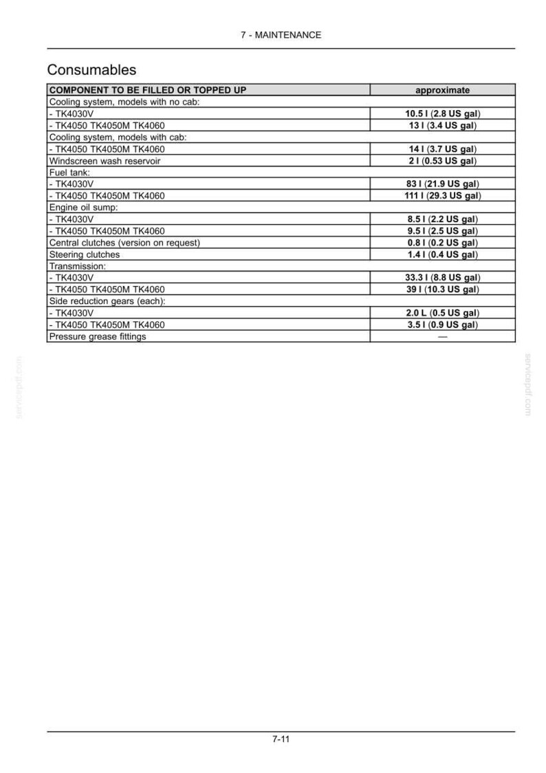 Manual de operación y mantenimiento del tractor New Holland TK4030V, TK4050, TK4050M, TK4060 / Descarga instantánea en PDF imagen 8