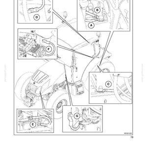 Steyr Kompakt 4055 S, Kompakt 4065 S Traktoren Wartungshandbuch Reparatur Werkstatthandbuch / Descargar PDF imagen 9