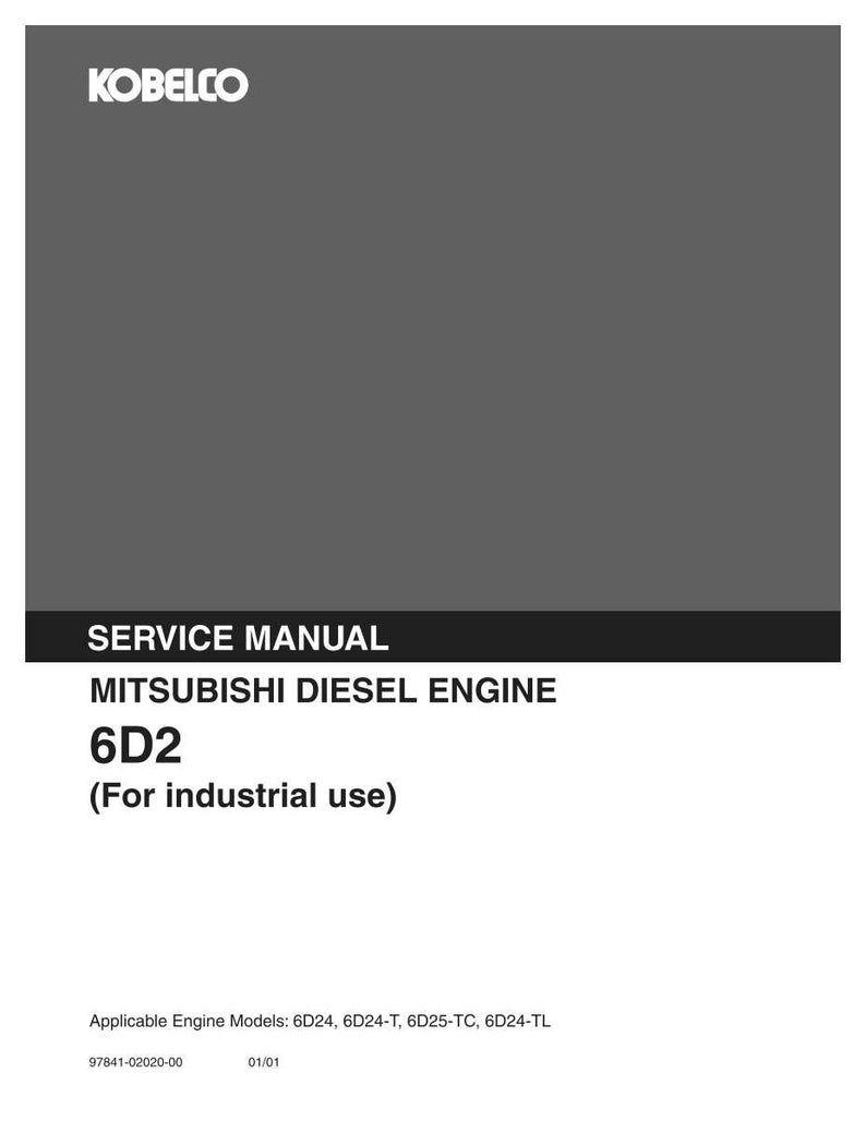 Mitsubishi 6d24, 6d24-T, 6d24-Tl, 6D25-TC Diesel Engine Service Repair Workshop Manual | Instant PDF Download image 3