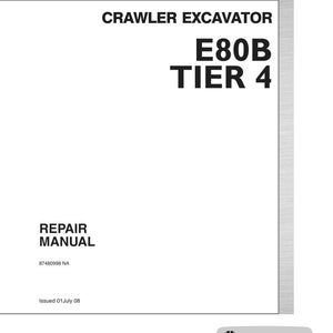New Holland E80B Tier 4 bandgrävmaskin, service och reparation, verkstadsmanual | Direkt PDF-nedladdning bild 3
