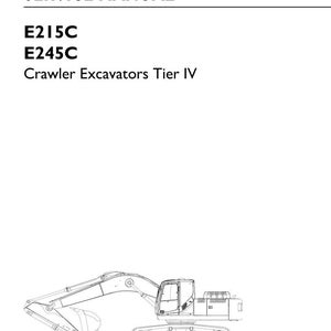 New Holland E215c, E245C Crawler Excavators Tier IV Service Repair Workshop Manual | Instant PDF Download image 3