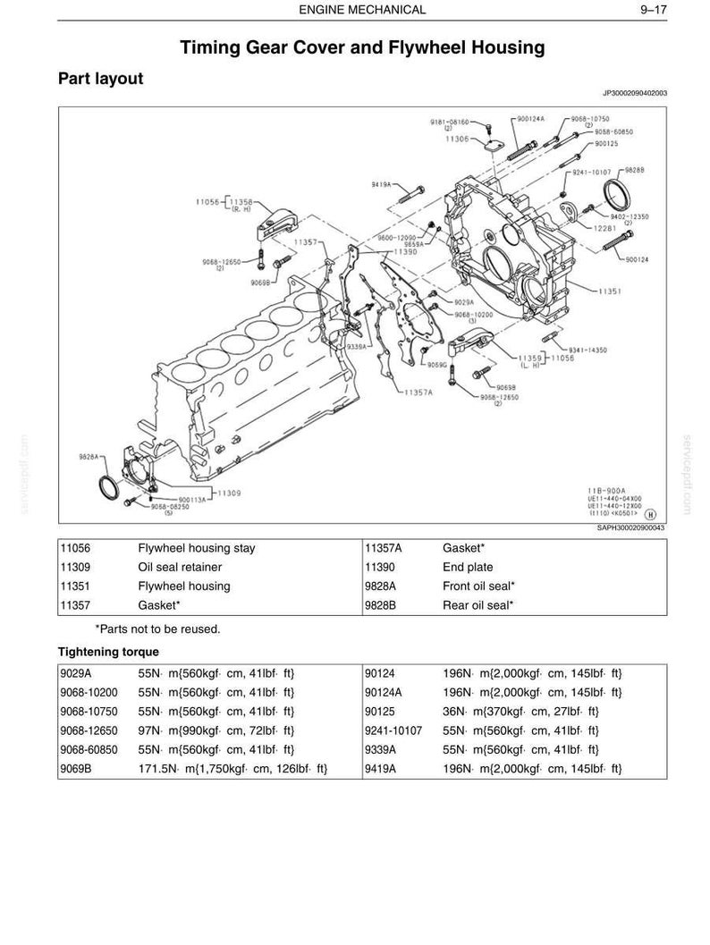 Hino J08E-TM Diesel Engine Service Repair Workshop Manual | Instant PDF Download image 5