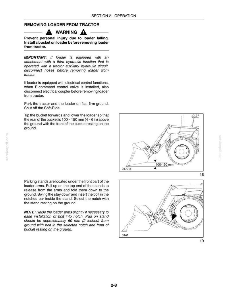 New Holland 810TL, 820TL Tractor Loader Backhoe Operator Owners Operation Manual | Instant PDF Download image 6