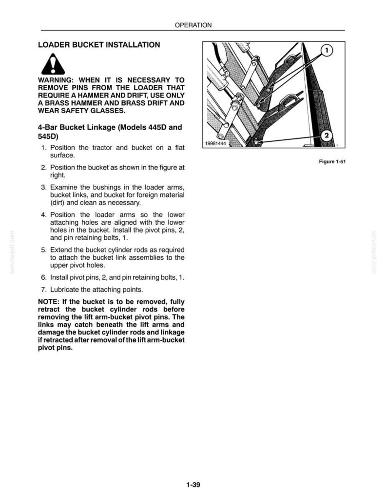 New Holland 345d, 445D, 545D Tractor Loader Backhoe Operator Owners Operation Manual | Instant PDF Download image 6