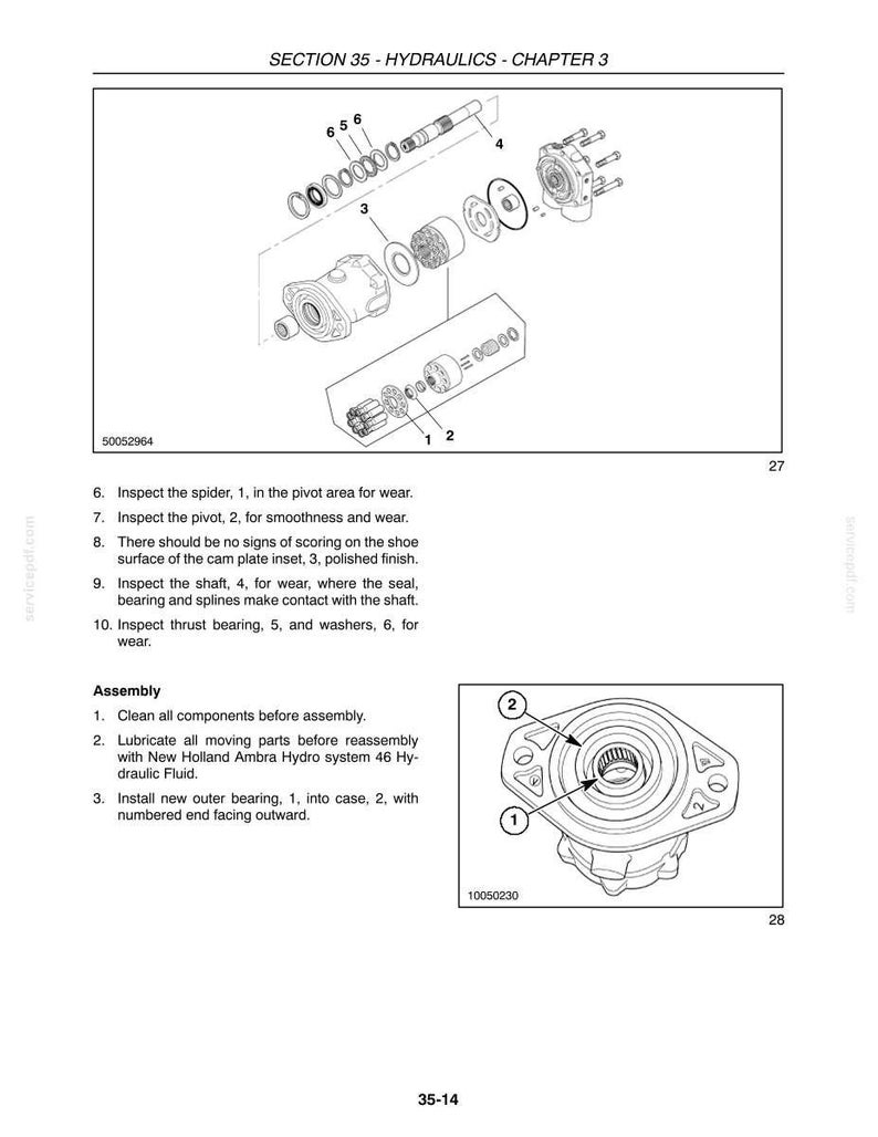 New Holland 2355, 2358 Disc Auger Header Service Repair Workshop Manual PDF | Instant PDF Download image 6