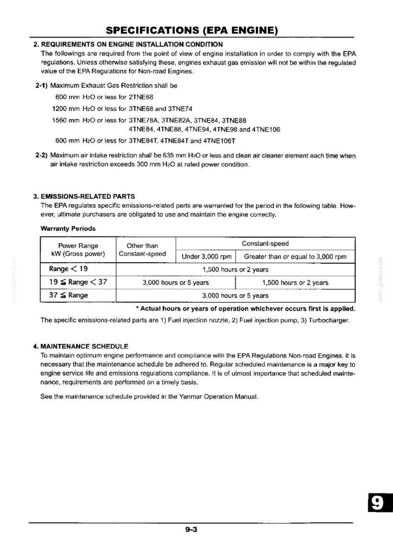 Kobelco SK030SR-2, SK035SR-2 Hydraulic Excavator Operator Owners Operation Manual | Instant PDF Download image 8