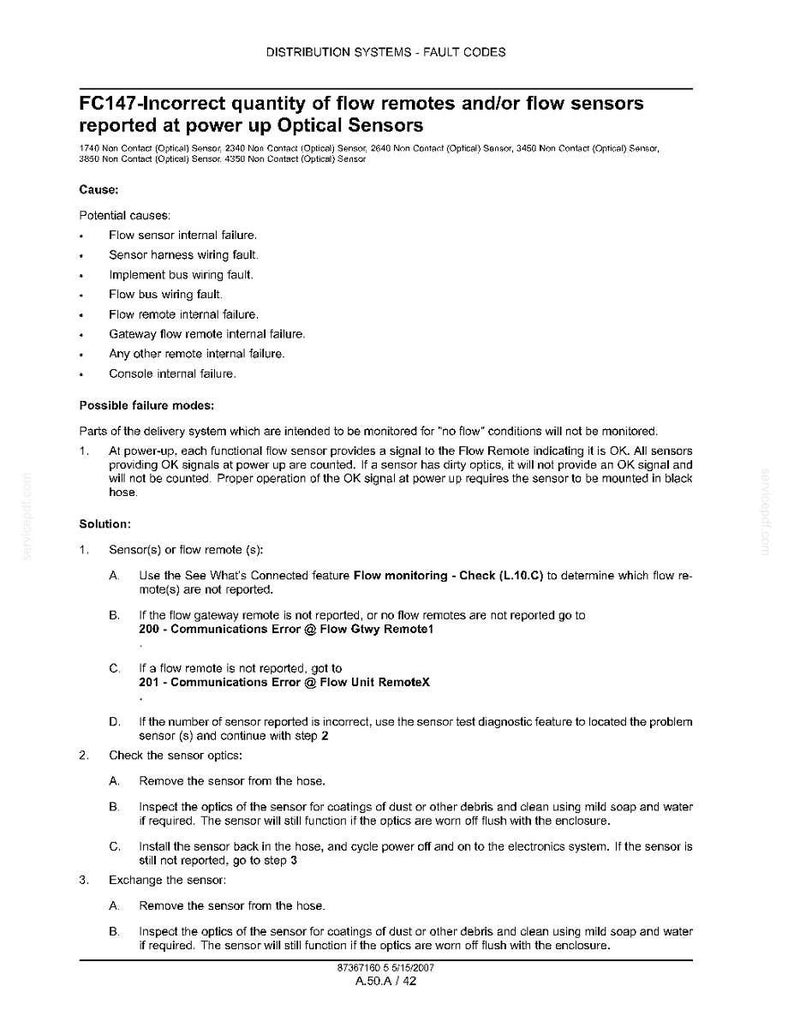 Flexi-Coil 1740, 2340, 2640, 3450, 3850, 4350 Air Cart Service Repair Workshop Manual | Instant PDF Download image 7