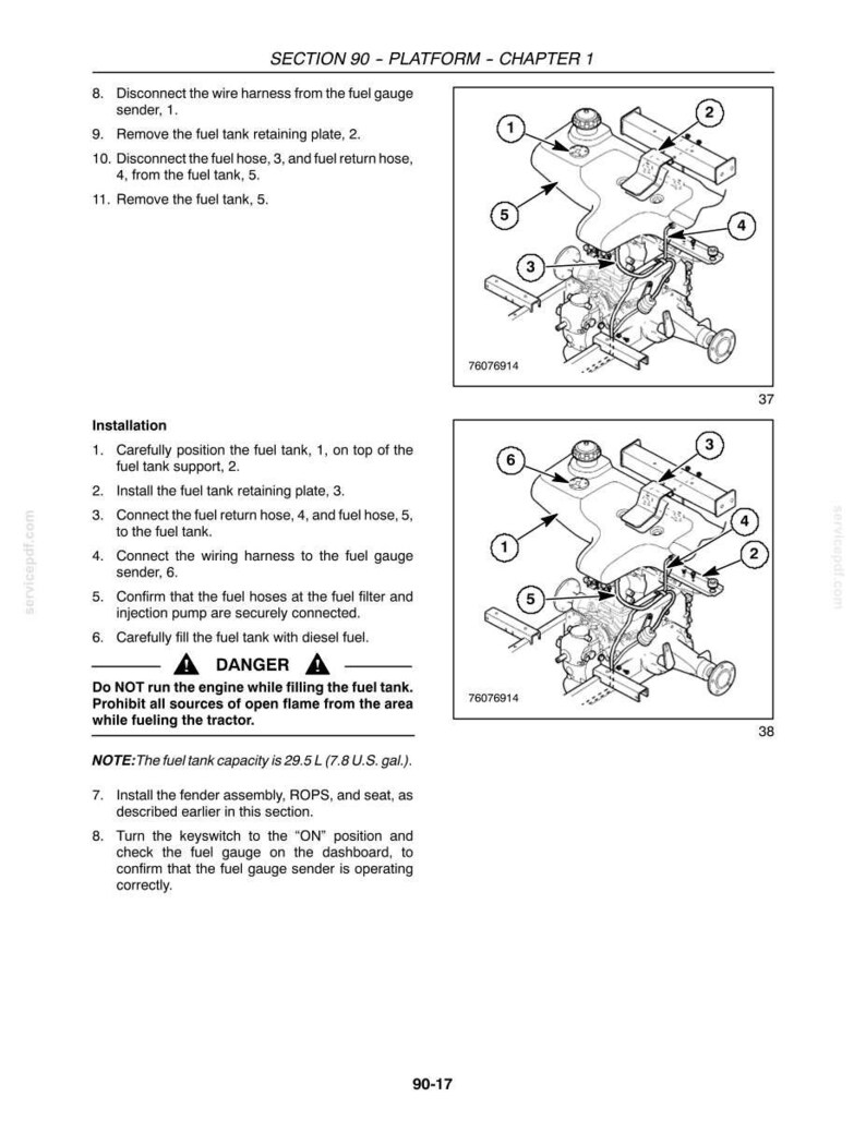 New Holland T1010, T1030, T1110 Tractor Service Repair Workshop Manual | Instant Pdf Download image 11