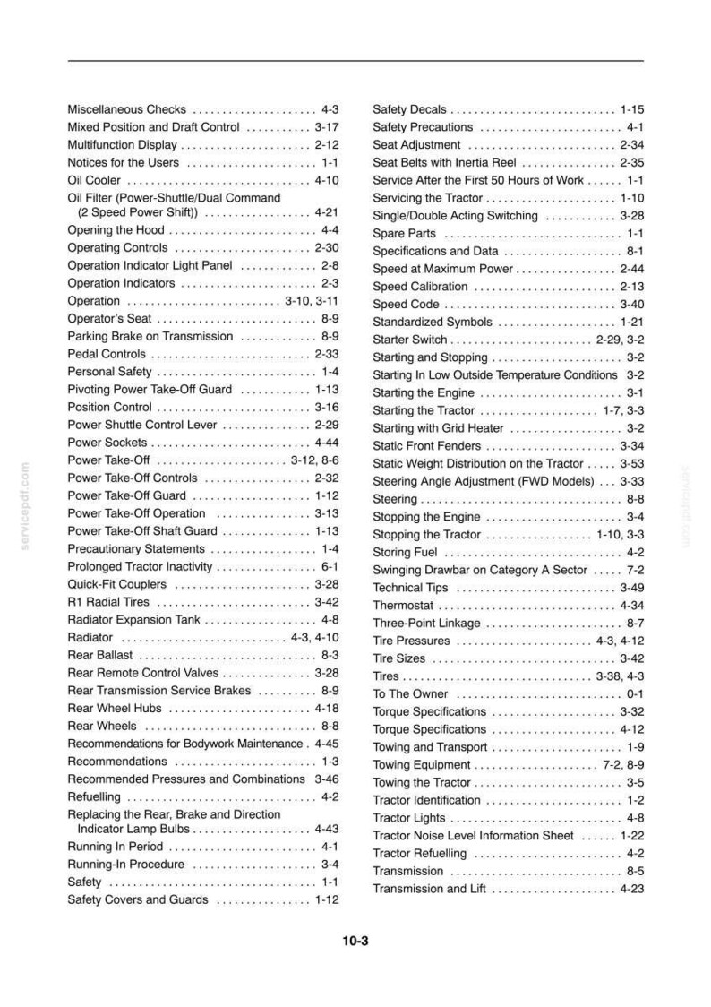 New Holland T4020, T4030, T4040, T4050 Tractor Operator Owners Operation Manual | Instant Pdf Download image 11