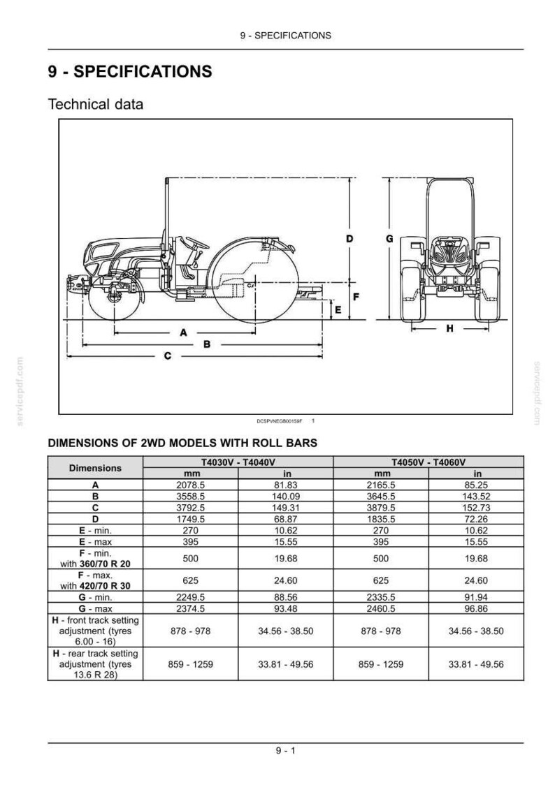 New Holland T4030v, T4040v, T4050V, T4060V Tractor Operator Owners Operation Manual | Instant PDF Download image 10