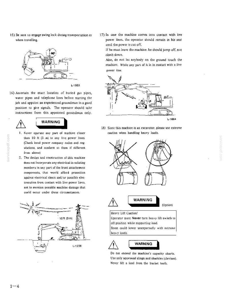 Kobelco MD180LC Hydraulic Excavator Operator Owners Operation Manual | Instant PDF Download image 4