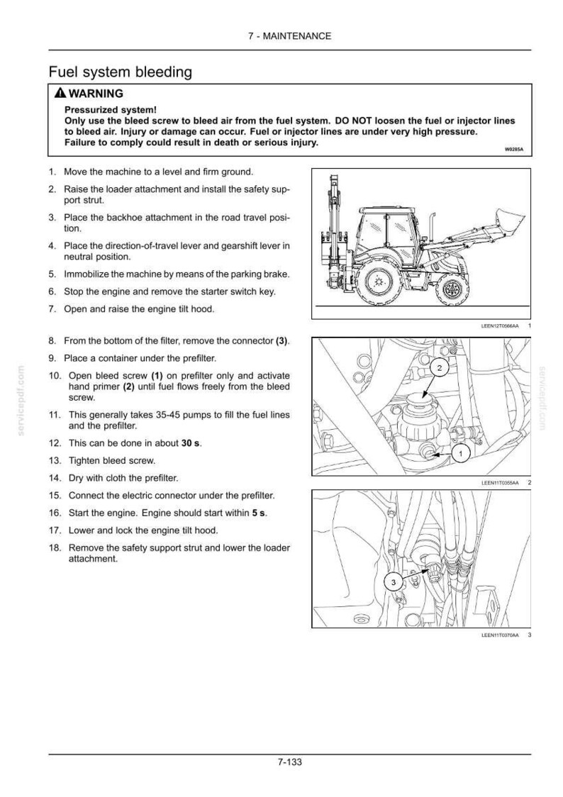 New Holland B100c, B100c Lr, B100c Tc, B110c, B110c Tc, B115c TC Stage IV Tractor Operator Owners Operation Manual | Instant PDF Download image 9
