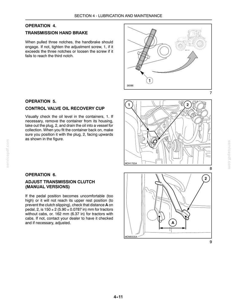 New Holland T4020, T4030, T4040, T4050 Deluxe, SuperSteer Tractor Operator Owners Operation Manual | Instant Pdf Download image 8