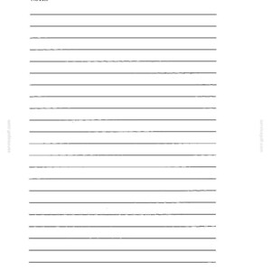 May include: A white page from a manual titled ROUTINE LUBRICATION AND MAINTENANCE A, featuring the heading NOTES followed by twenty-two horizontal black lines for writing. The number 30 is printed in the bottom left corner of the page.
