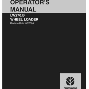 New Holland LW270.B Hjullastare – Användarmanual | Direkt PDF-nedladdning bild 3