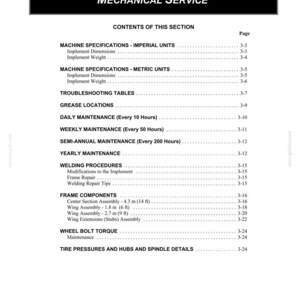 Flexi-Coil 340 Chisel Plow Equipment Service Repair Workshop Manual PDF | Instant PDF Download image 5